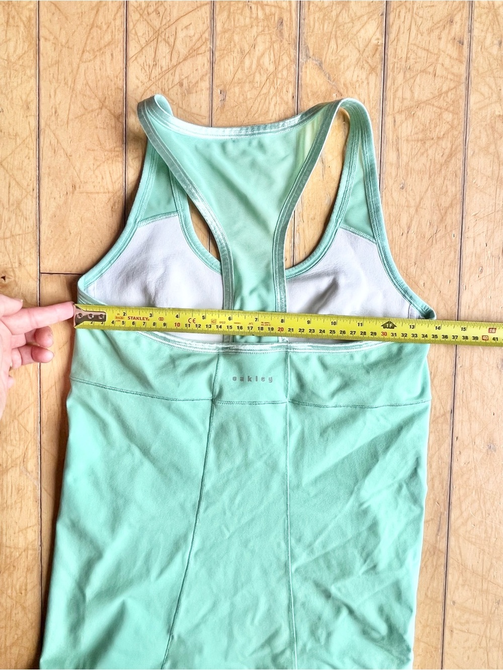 Oakley Light Green Racerback Athletic Performance Tank Top Size Medium - Picture 8 of 8
